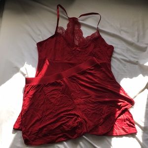 Max Studio Red Sleepwear Set